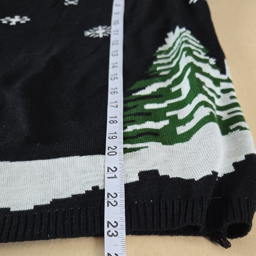 CH 7 NWT Tres Chic Winter Wonderland Pullover Sweater Relaxed Ribbed Sm Md Lg XL - Picture 5 of 8